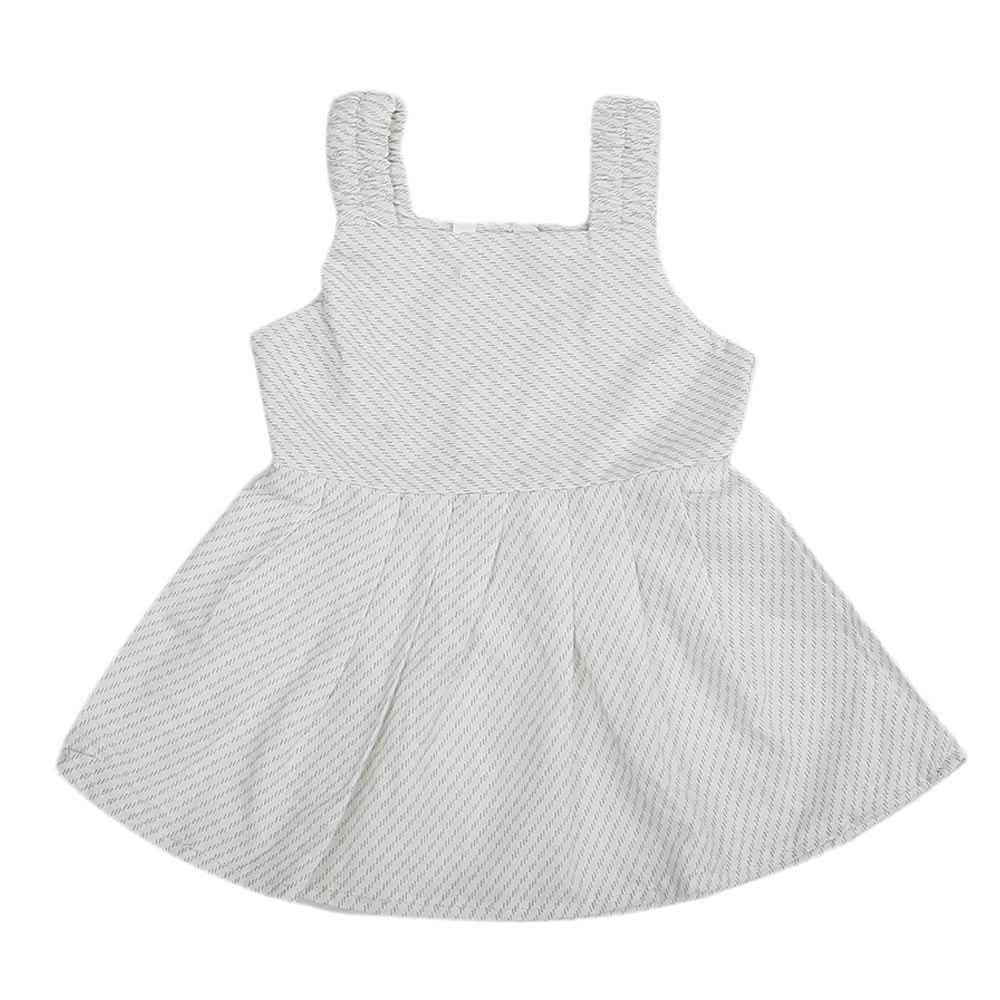 Newborn Girls Frock - Off White, Kids, New Born Girls Frocks, Chase Value, Chase Value