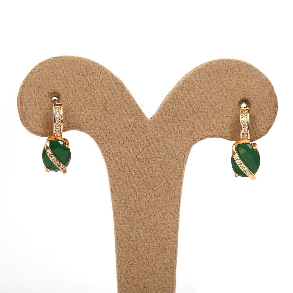 Women's Earring - Green, Women, Earrings & Tops, Chase Value, Chase Value