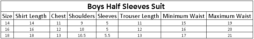 Boys Half Sleeves Suit - Orange, Kids, Boys Sets And Suits, Chase Value, Chase Value