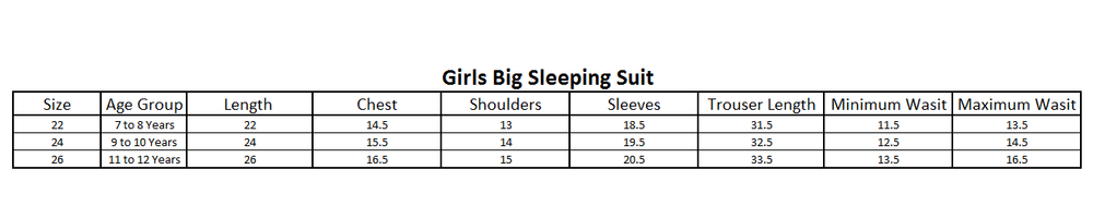 Girls Big Sleeping Suit - Yellow, Kids, Girls Sets And Suits, Chase Value, Chase Value