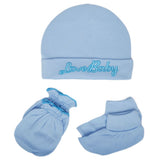 Infants Cap Set 6125  (766)-Blue, Kids, Caps And Sets, Chase Value, Chase Value