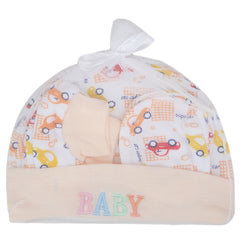 Infants Cap Set 6125  (766)-Peach, Kids, Caps And Sets, Chase Value, Chase Value