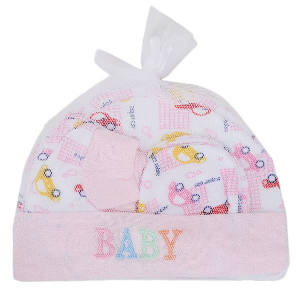 Infants Cap Set 6125  (766)-Pink, Kids, Caps And Sets, Chase Value, Chase Value