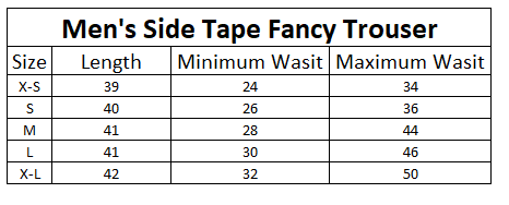 Men's Side Tape Fancy Trouser - Grey, Men, Lowers And Sweatpants, Chase Value, Chase Value