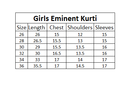 Girls Embroidered Kurti - Coffee, Kids, Girls Kurti, Chase Value, Chase Value