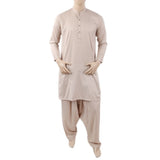 Men's Mashriq Slim Fit Suit - Tea Pink, Men, Shalwar Kameez, Chase Value, Chase Value