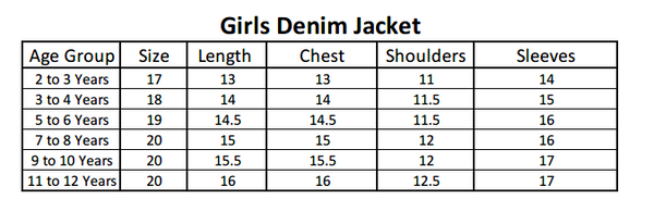 Eminent Girls Full Sleeves EMB Denim Jacket E8 - Dark Blue, Kids, Girls Jackets, Eminent, Chase Value