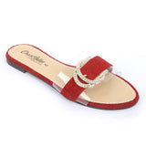 Women's Slipper Ft-0019 - Maroon, Women, Slippers, Chase Value, Chase Value