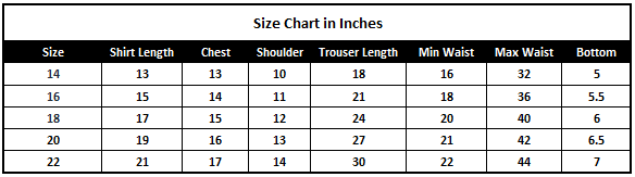 Girls Round Neck Night Suit  - Blue, Kids, Girls Sets And Suits, Chase Value, Chase Value
