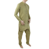 Men's Mashriq Slim Fit Kurta Pajama - Light Green, Men, Shalwar Kameez, Chase Value, Chase Value