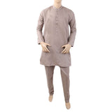 Men's Mashriq Slim Fit Kurta Pajama - Light Purple, Men, Shalwar Kameez, Chase Value, Chase Value