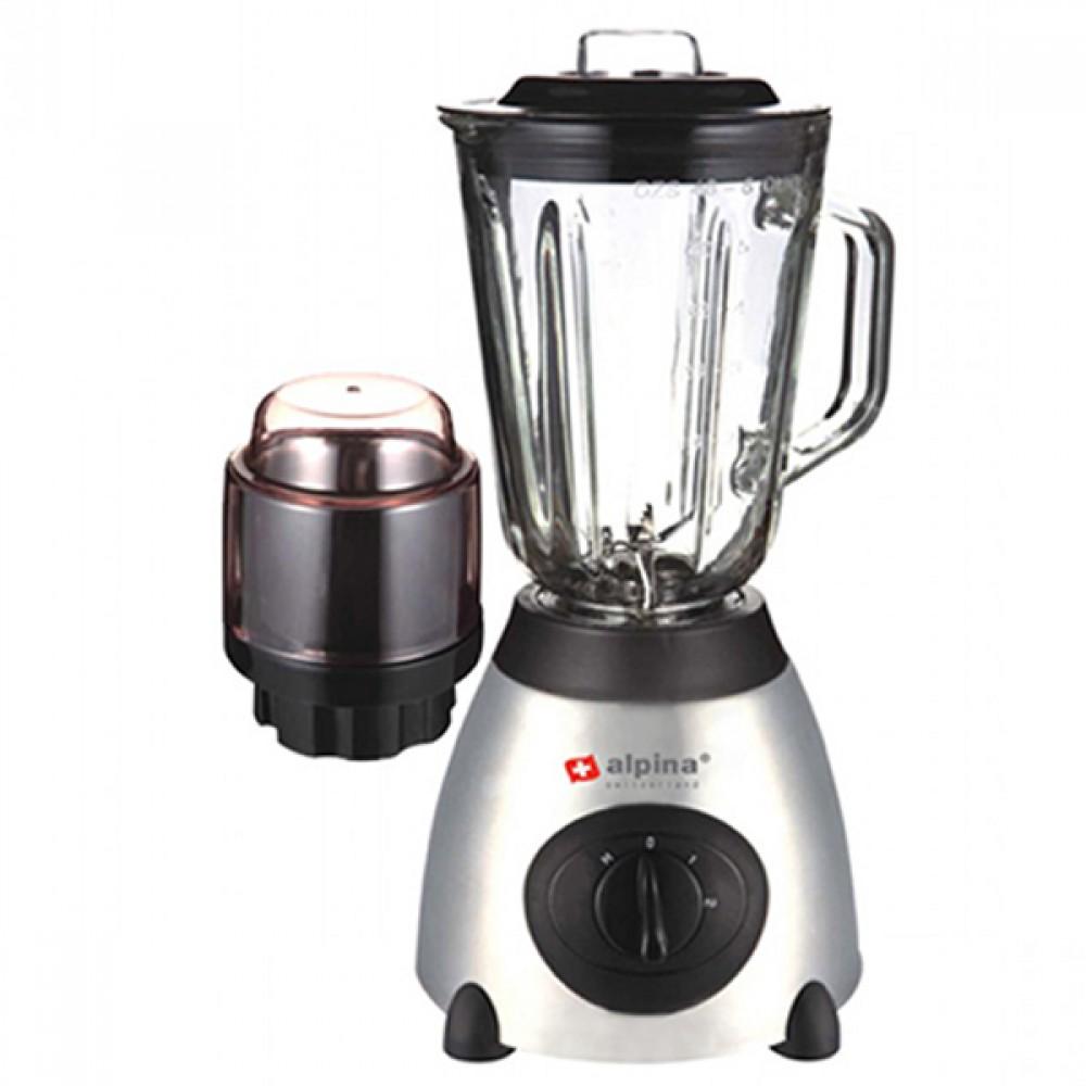 Alpina Glass Jar Blender & Grinder 500W (SF-1012), Home & Lifestyle, Juicer Blender & Mixer, Alpina, Chase Value