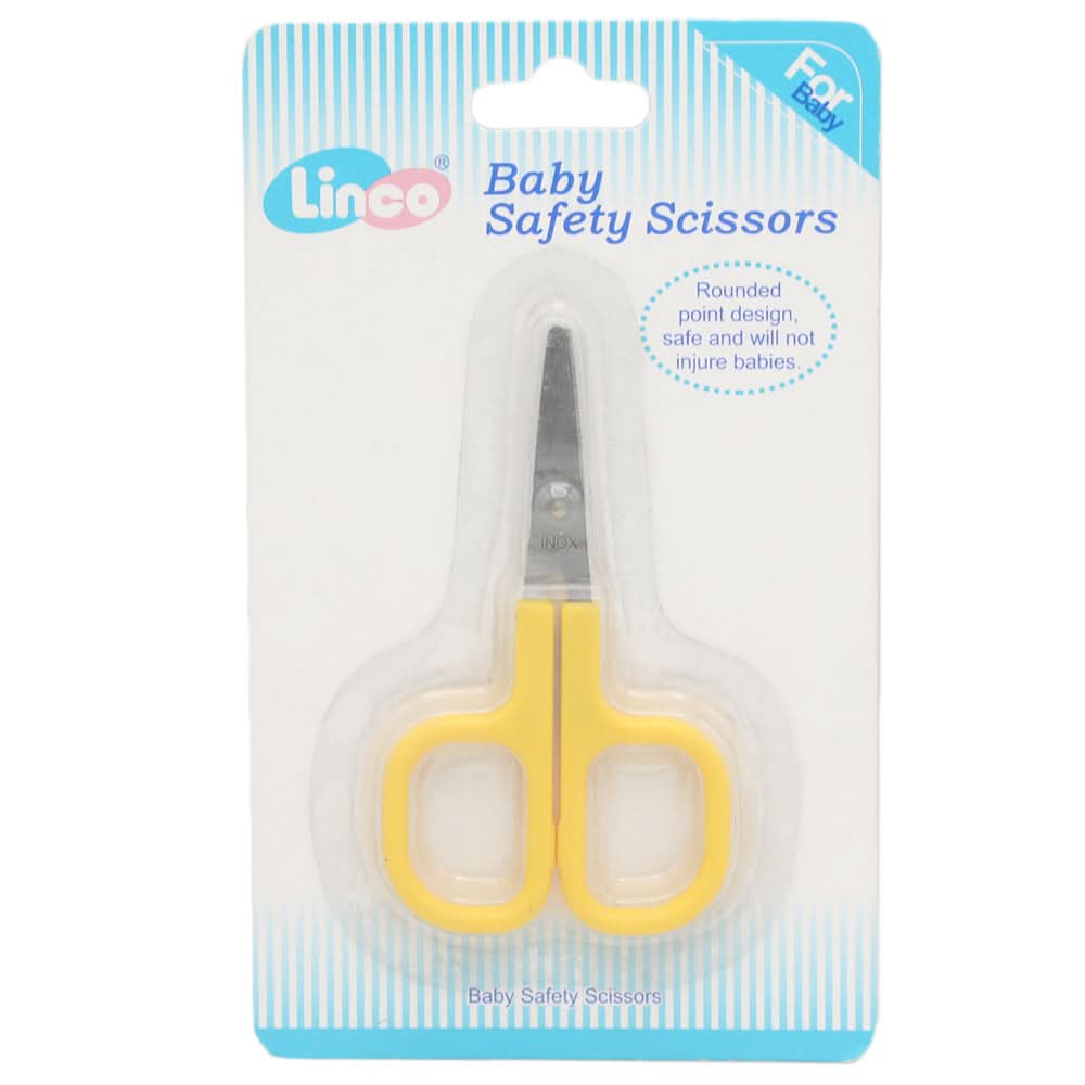 Safety Scissors 5090-Yellow, Beauty & Personal Care, Beauty Tools, Chase Value, Chase Value