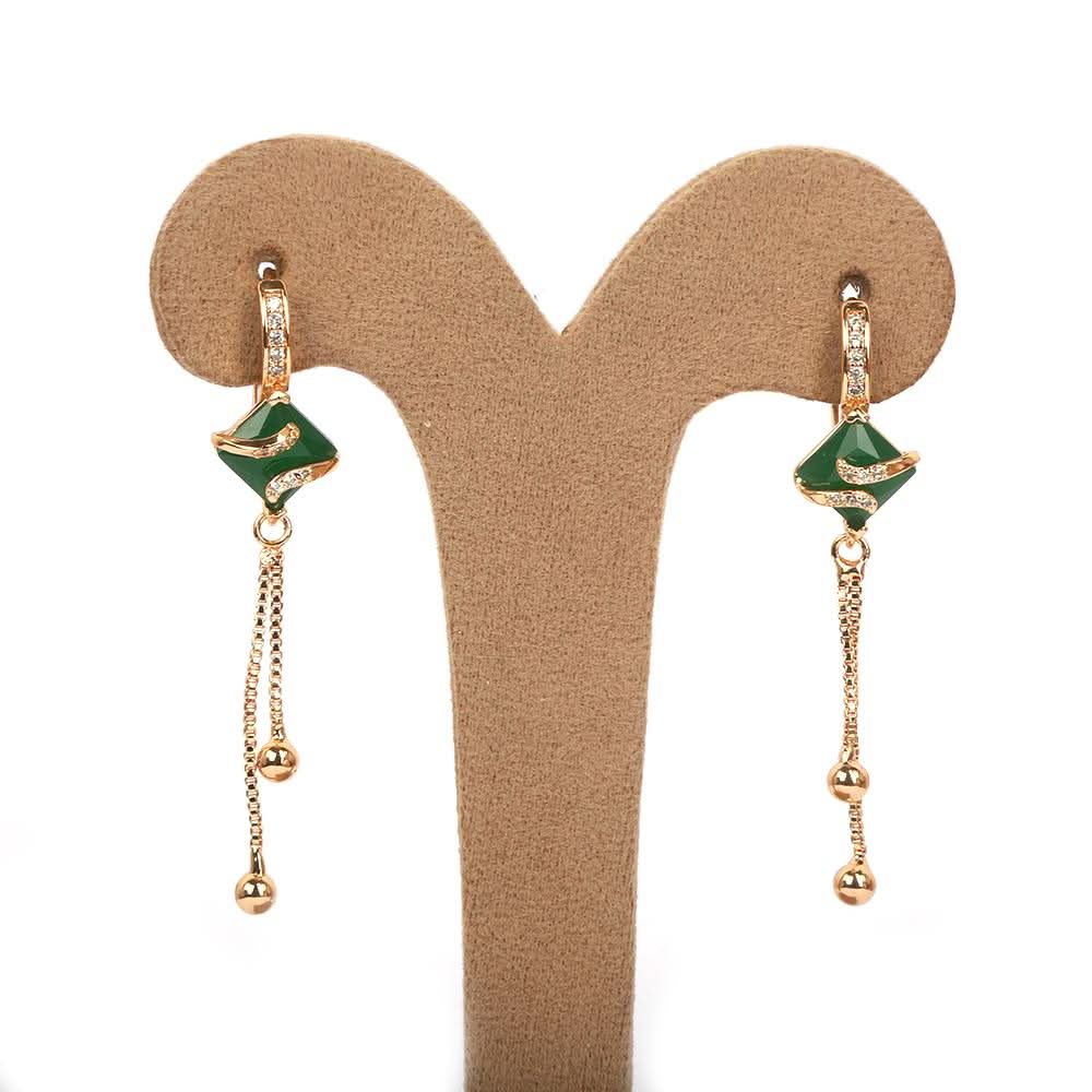 Women's Earring - Green, Women, Earrings & Tops, Chase Value, Chase Value