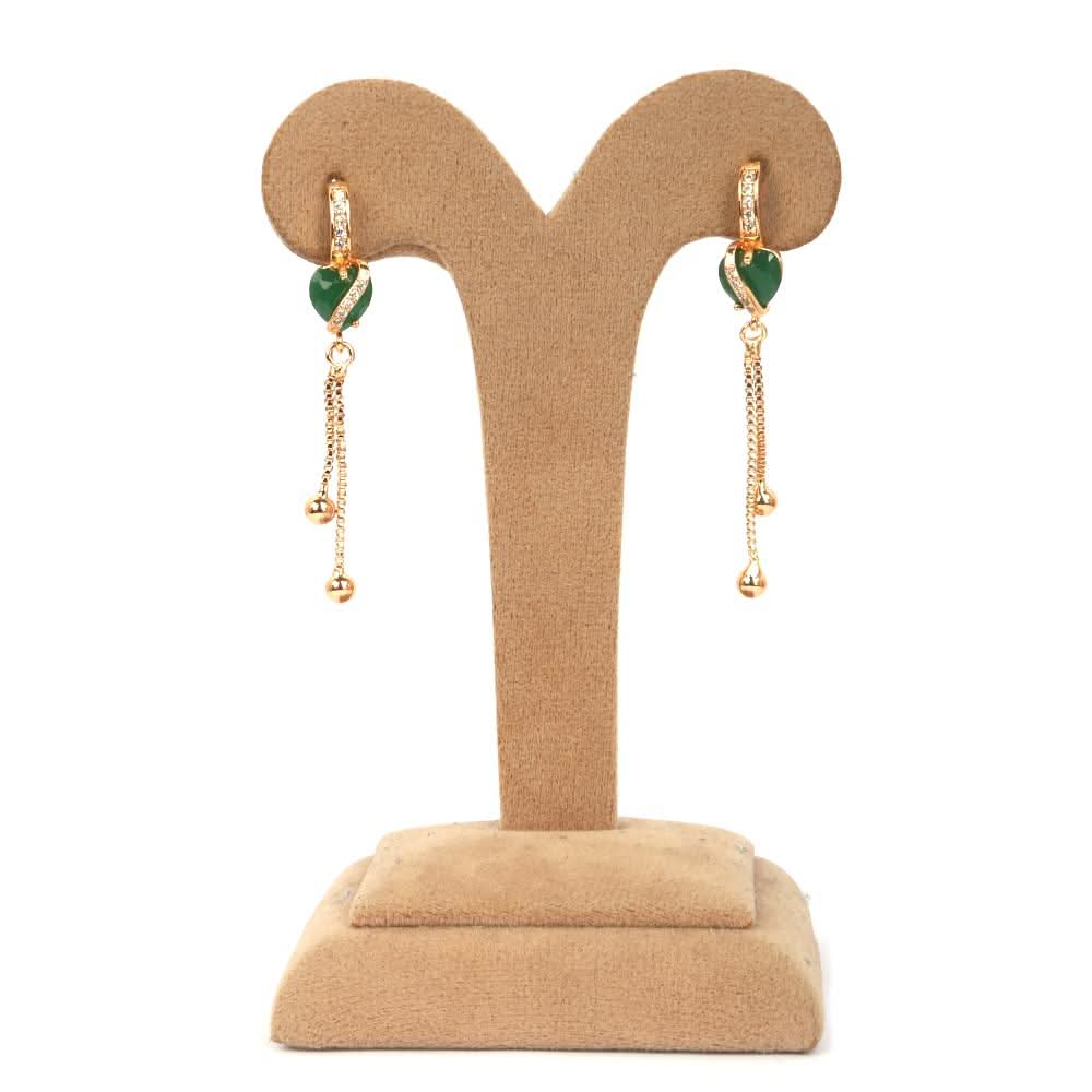 Women's Earring - Green, Women, Earrings & Tops, Chase Value, Chase Value