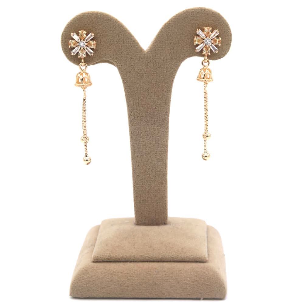 Women's Earings - Golden Copper, Women, Earrings & Tops, Chase Value, Chase Value