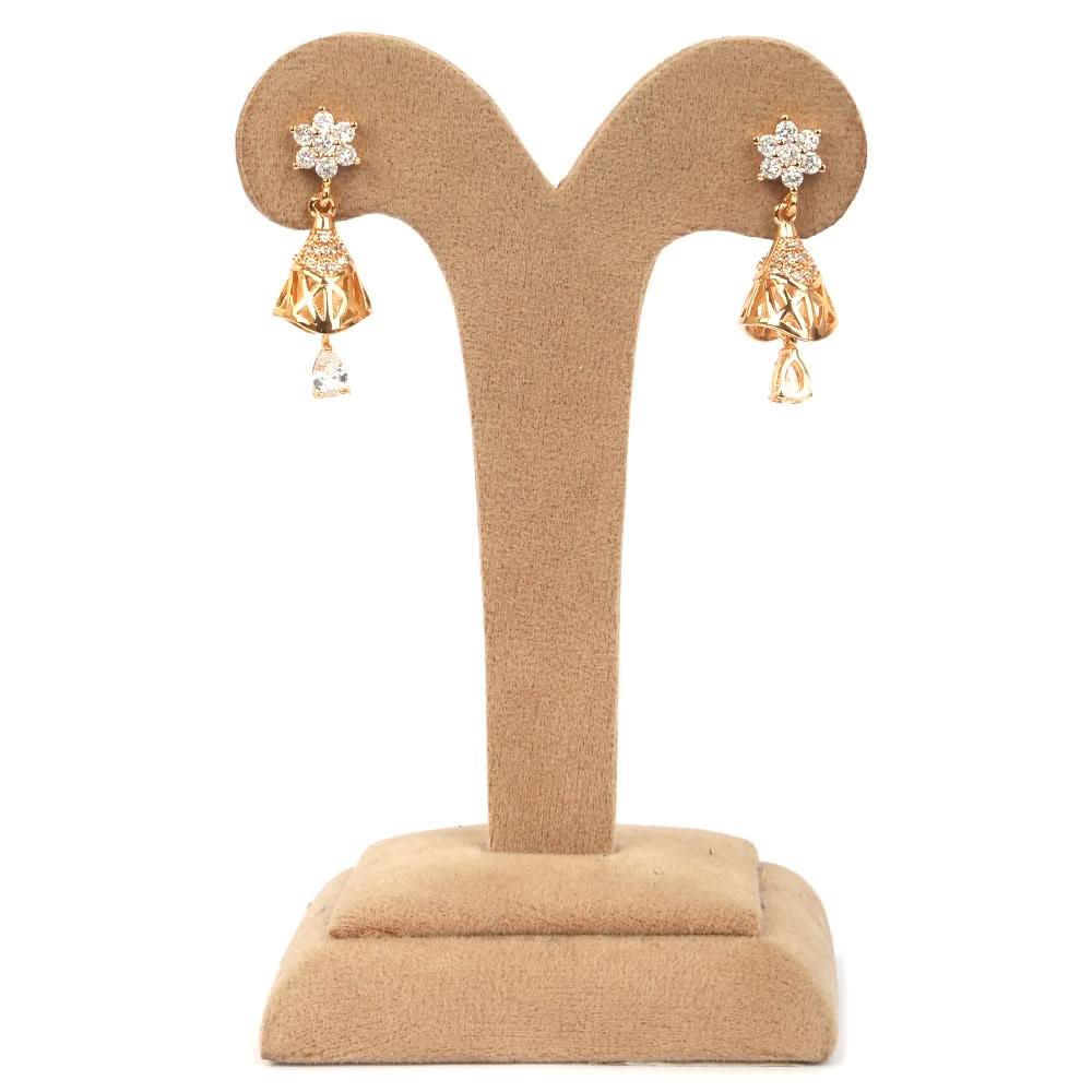 Women's Earring Jhumki - Golden, Women, Earrings & Tops, Chase Value, Chase Value
