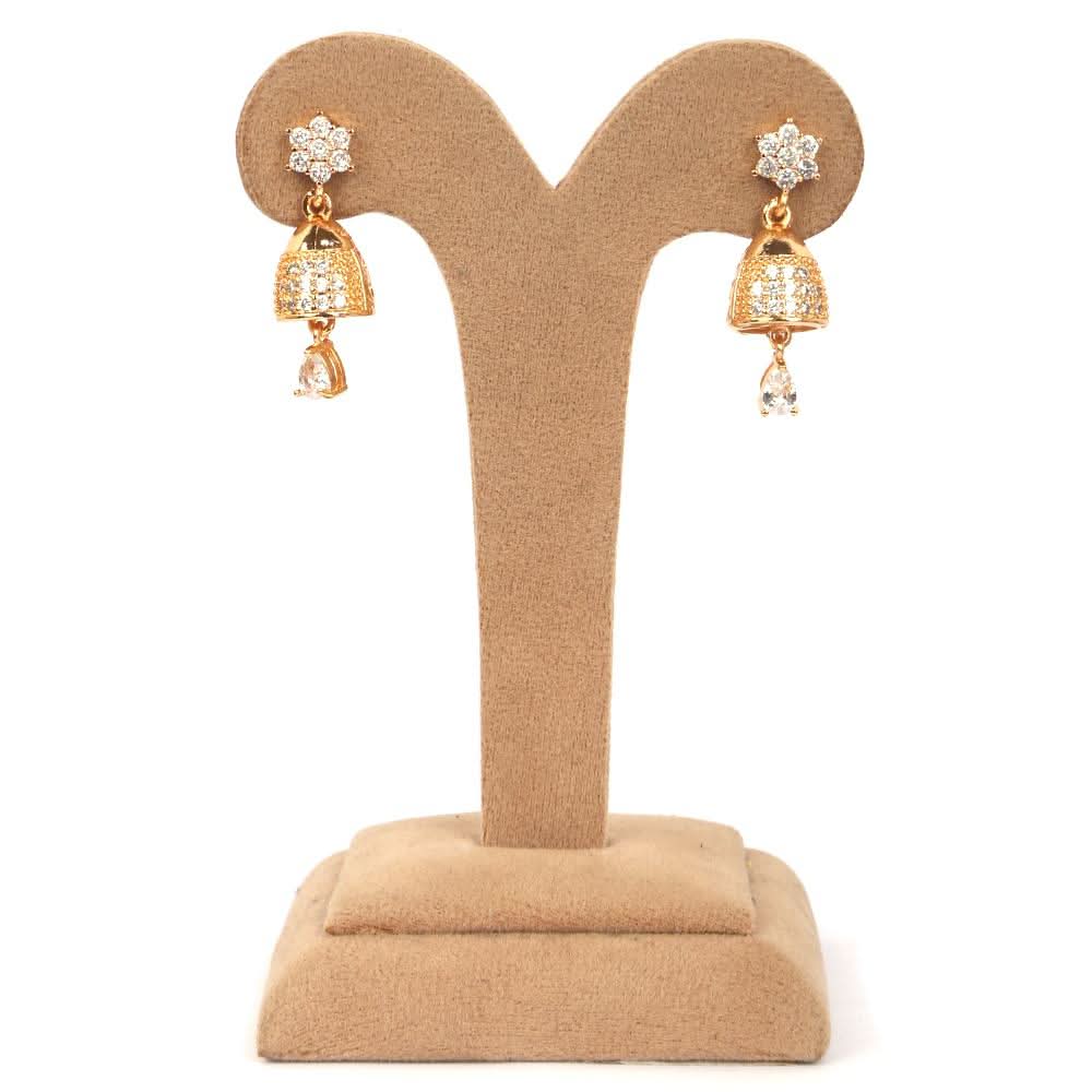 Women's Earring Jhumki - Golden, Women, Earrings & Tops, Chase Value, Chase Value