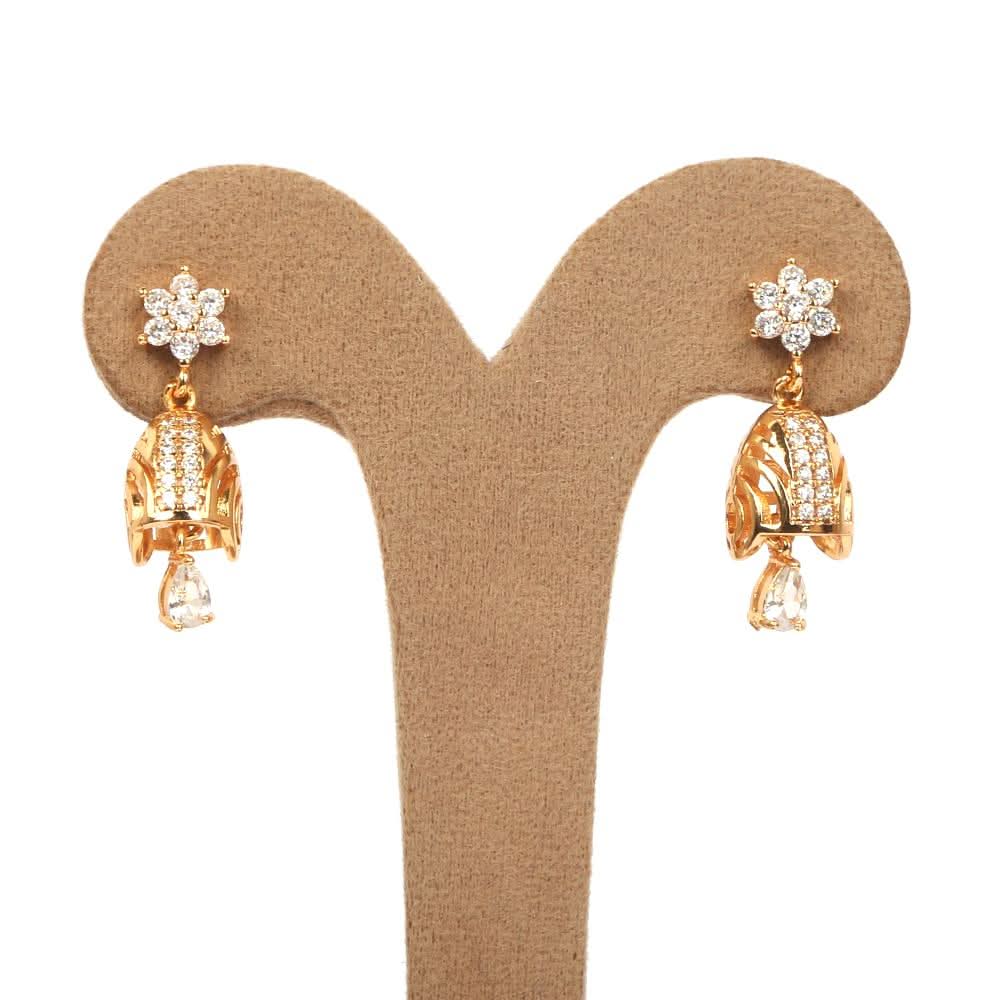 Women's Earring Jhumki - Golden, Women, Earrings & Tops, Chase Value, Chase Value
