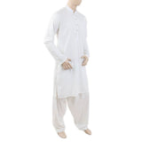 Men's Mashriq Regular Fit Suit  - White, Men, Shalwar Kameez, Chase Value, Chase Value