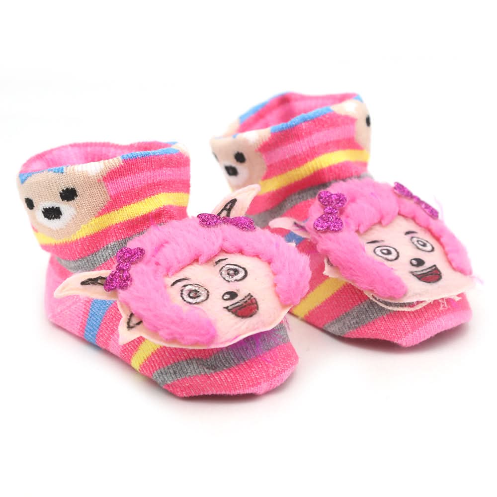 Newborn Booties Cards - Pink, Kids, NB Shoes And Socks, Chase Value, Chase Value
