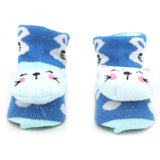 Baby Socks Booties - Steel Blue, Kids, NB Shoes And Socks, Chase Value, Chase Value