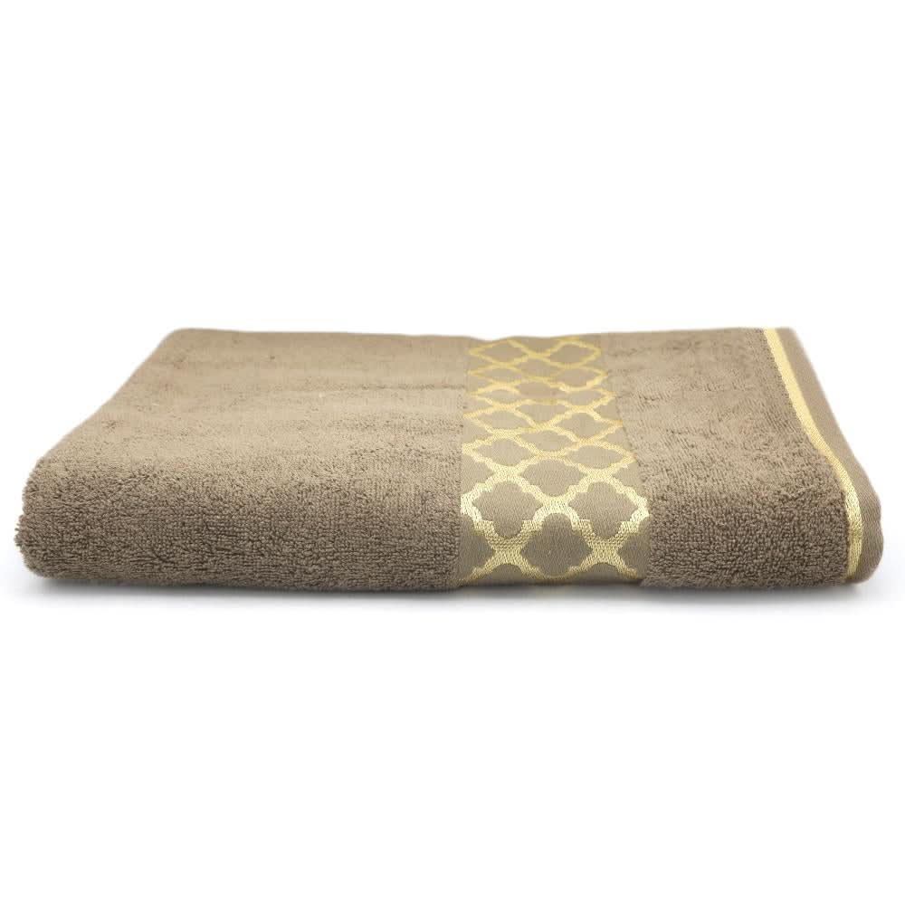 Bath Sheet Greek Border - Brown, Home & Lifestyle, Bath Towels, Chase Value, Chase Value
