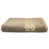 Bath Sheet Greek Border - Brown, Home & Lifestyle, Bath Towels, Chase Value, Chase Value