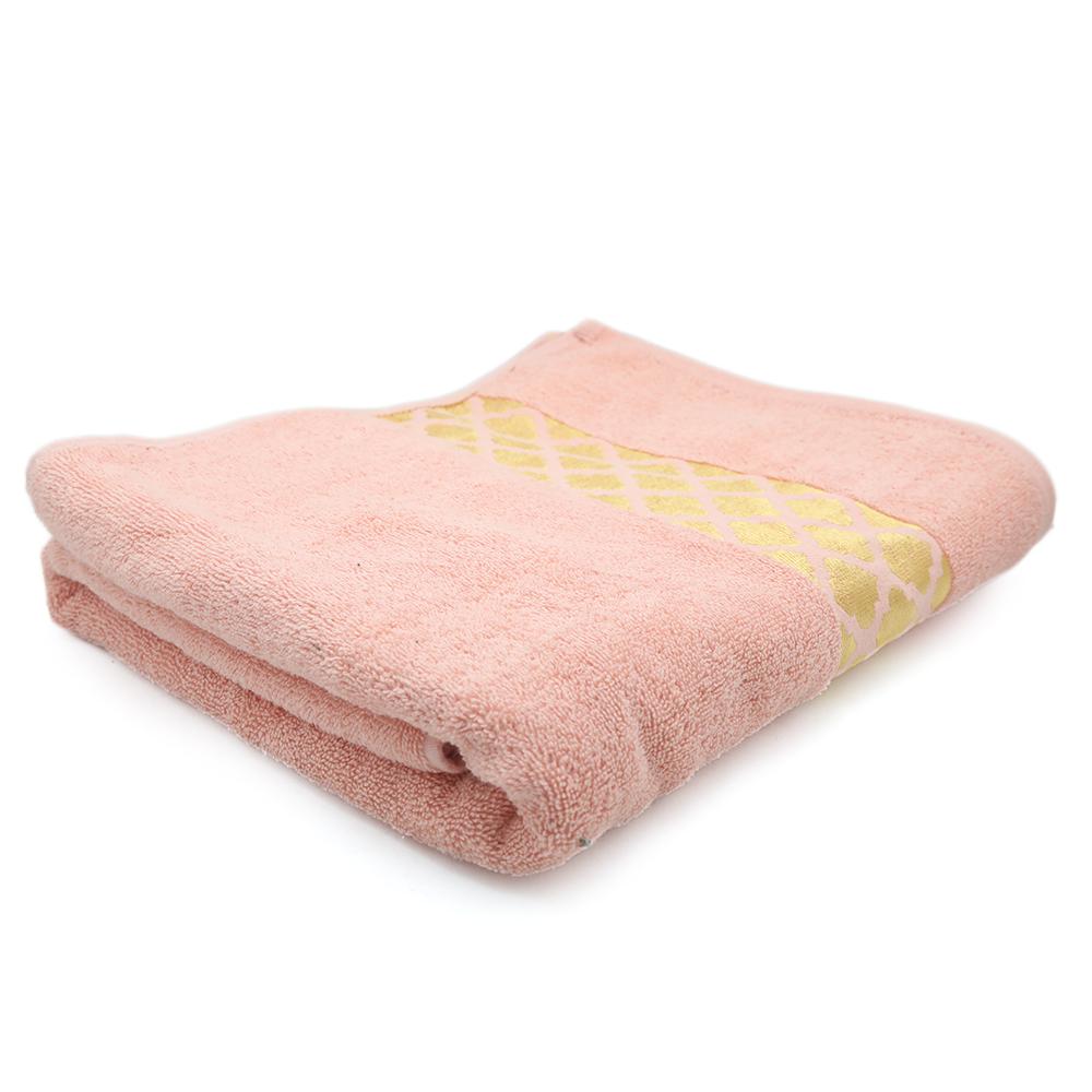 Bath Sheet Greek Border - Light Pink, Home & Lifestyle, Bath Towels, Chase Value, Chase Value