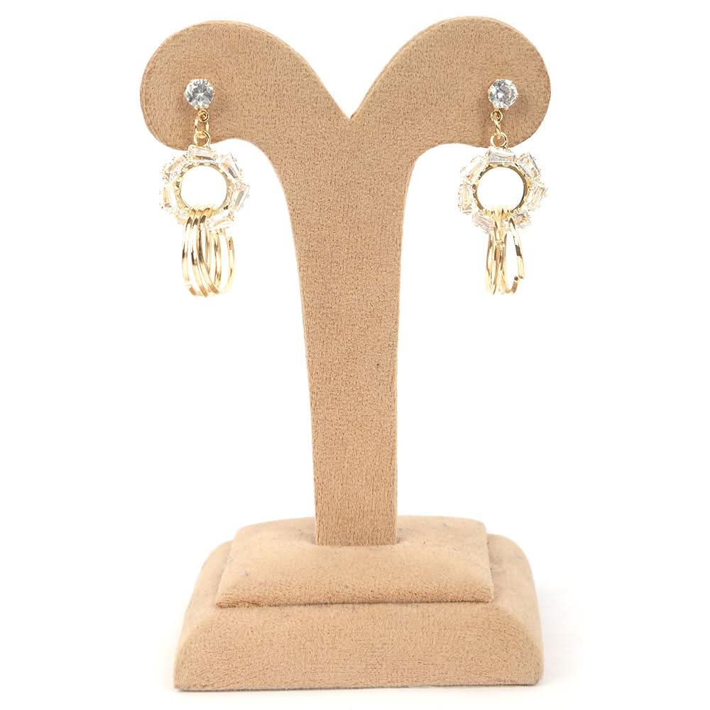 Women's Long Earring - Golden, Women, Earrings & Tops, Chase Value, Chase Value