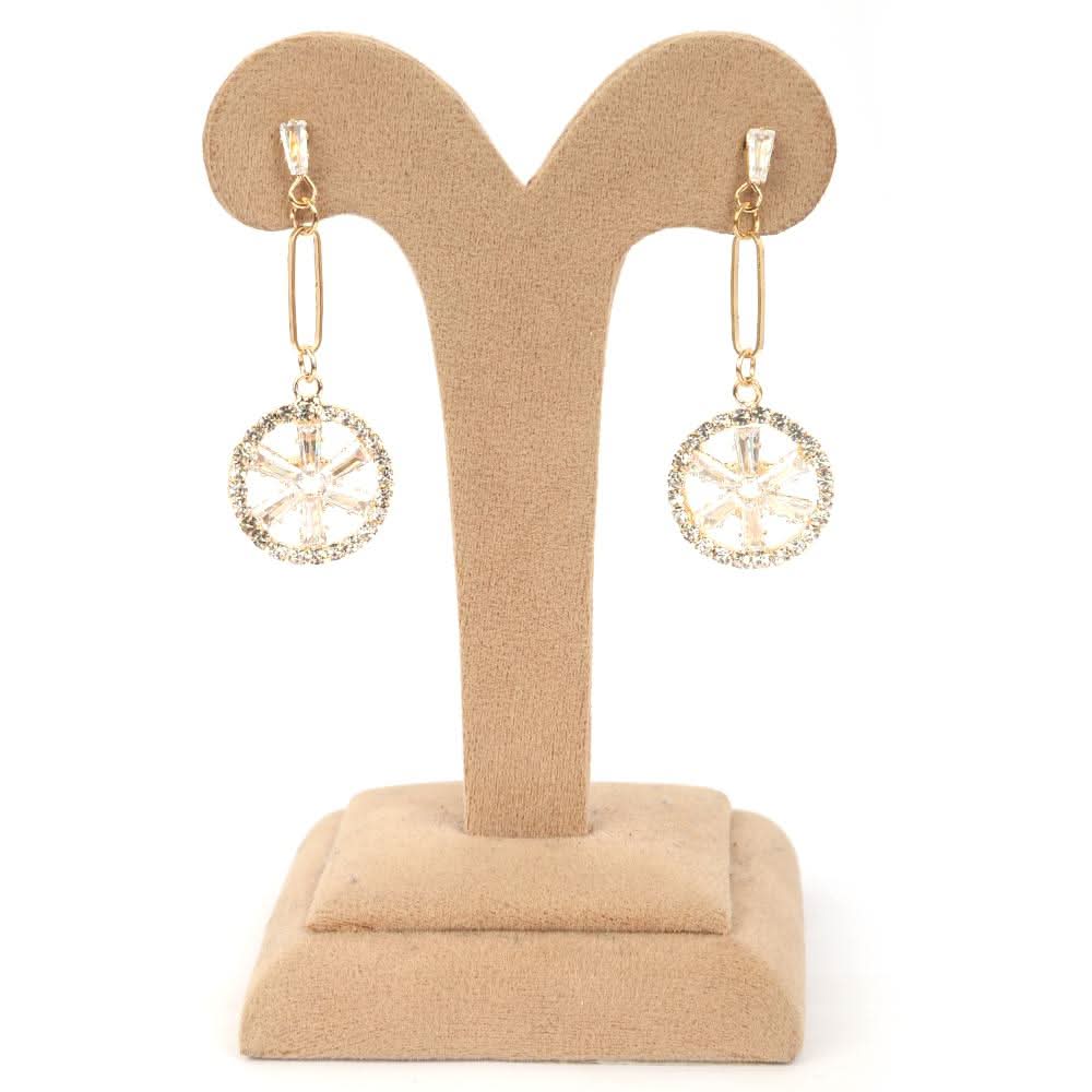 Women's Long Earring - Golden, Women, Earrings & Tops, Chase Value, Chase Value