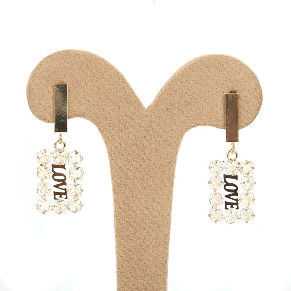 Women's Long Earring - Golden, Women, Earrings & Tops, Chase Value, Chase Value