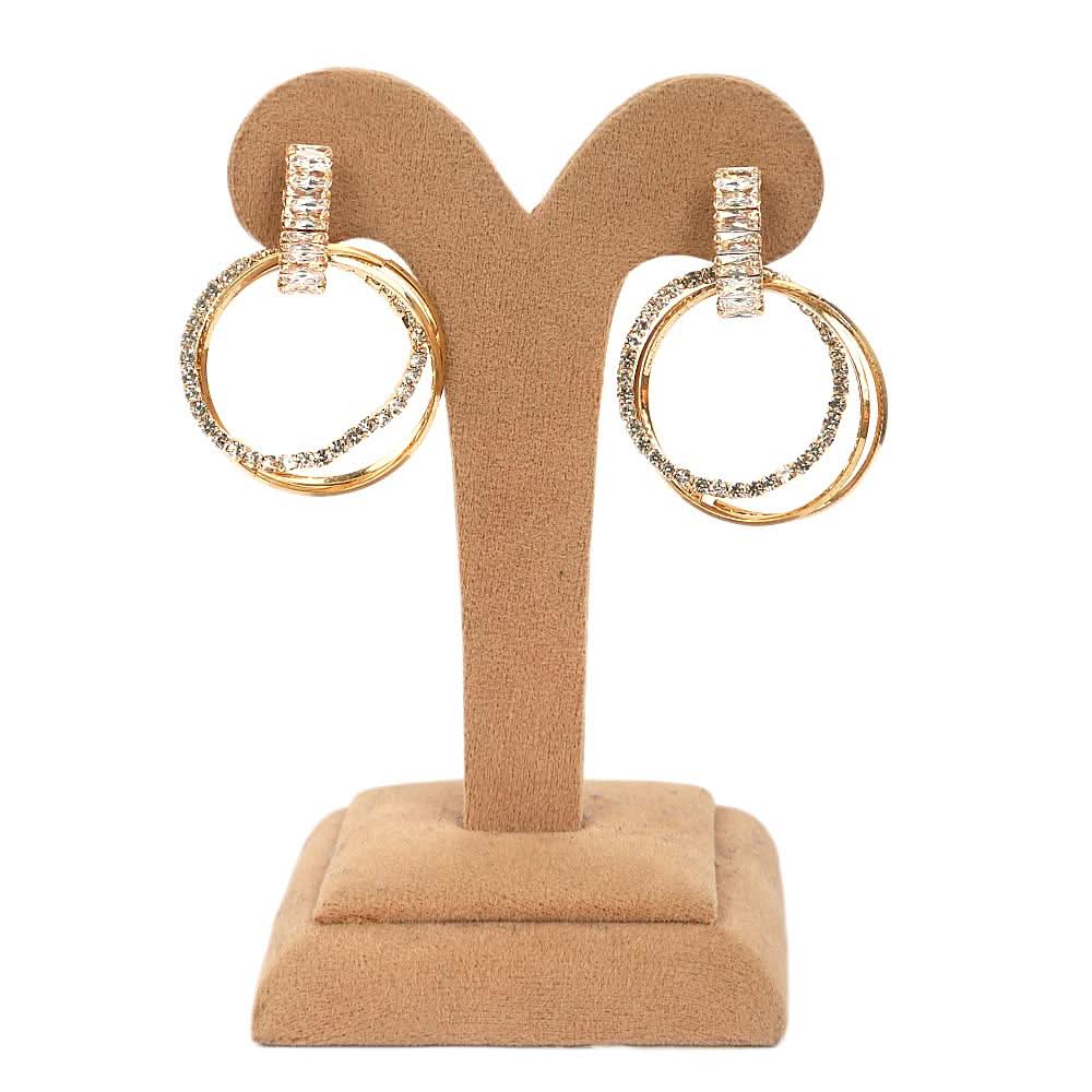Women's Long Earing - Golden, Women, Earrings & Tops, Chase Value, Chase Value