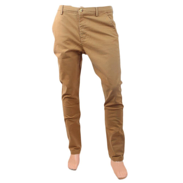Men's Dobby Chino Pant - Camel, Men, Casual Pants And Jeans, Chase Value, Chase Value