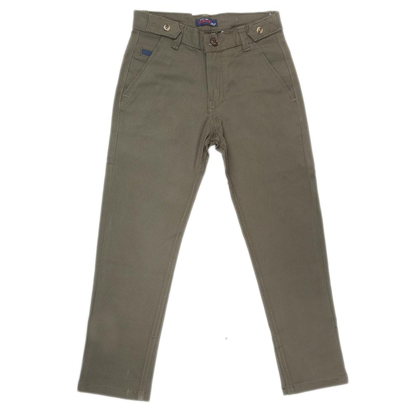Boys Cotton Pant  CC8 - Olive Green, Kids, Boys Pants, Chase Value, Chase Value