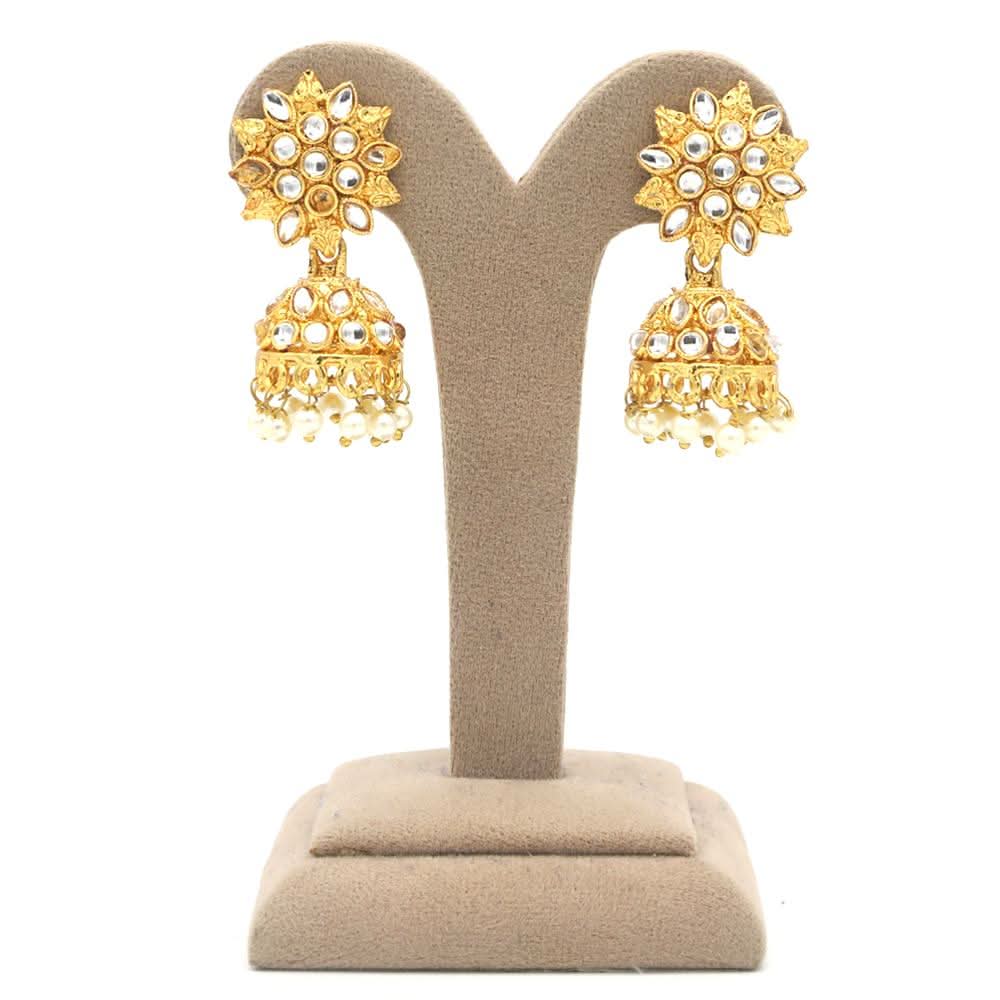 Women's Jhumki - Golden, Women, Earrings & Tops, Chase Value, Chase Value