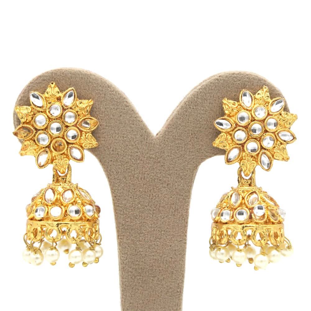 Women's Jhumki - Golden, Women, Earrings & Tops, Chase Value, Chase Value