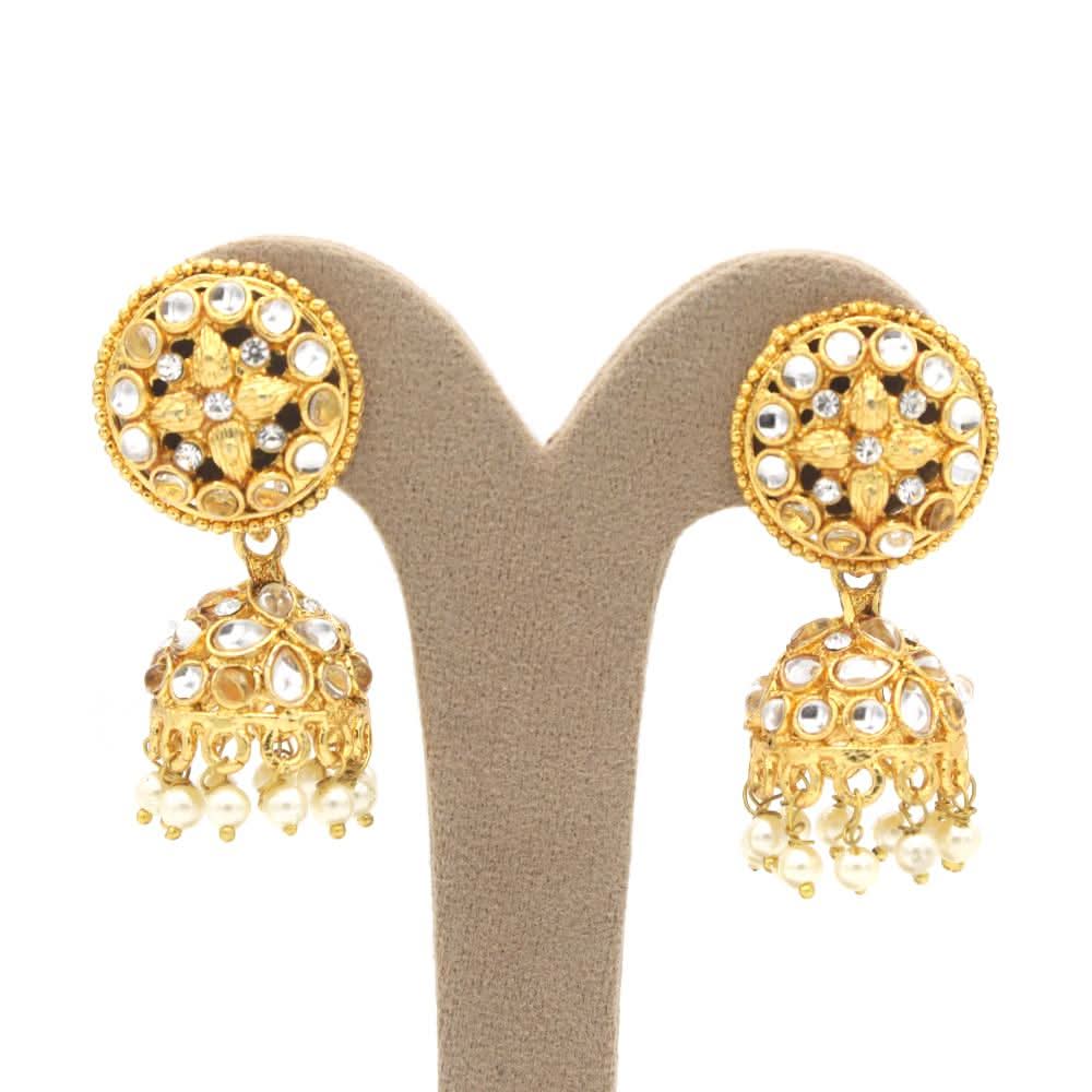 Women's Jhumki - Golden, Women, Earrings & Tops, Chase Value, Chase Value