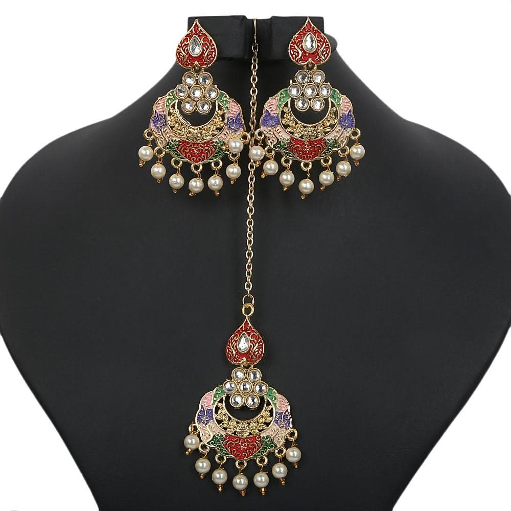 Women's Earring & Tika - Multi, Women, Earrings & Tops, Chase Value, Chase Value
