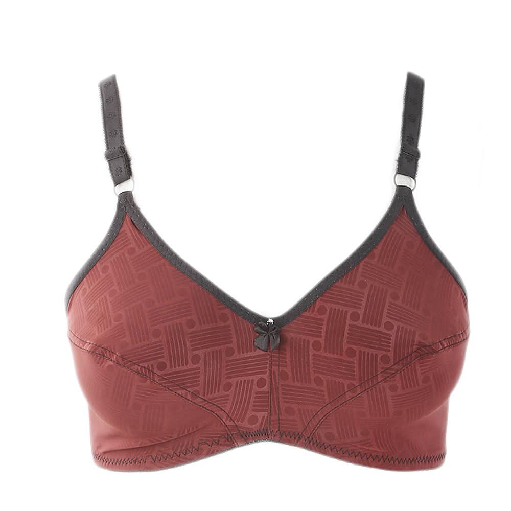 Women's Printed Jersey Bra - Maroon, Women, Bras, Chase Value, Chase Value
