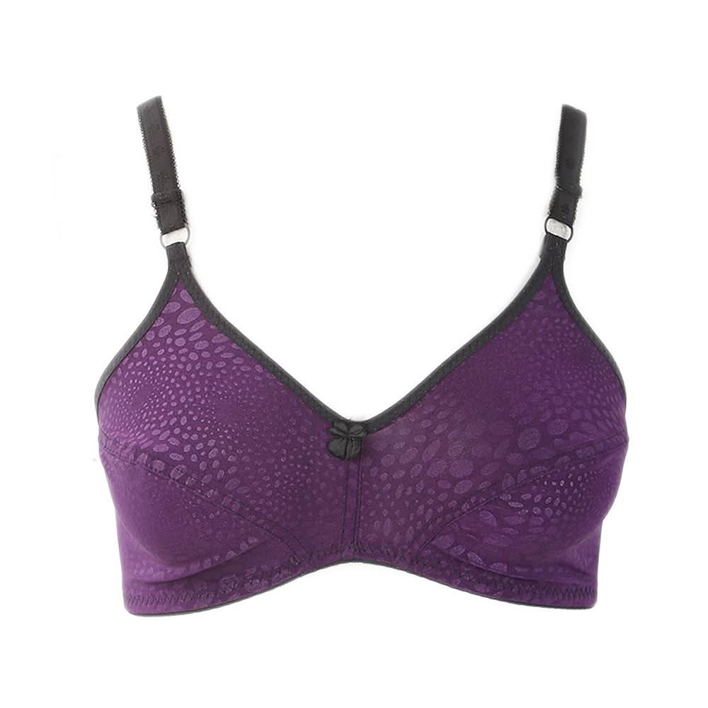 Women's Printed Jersey Bra - Purple, Women, Bras, Chase Value, Chase Value