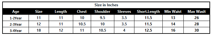 Boys Half Sleeves Suit - Orange, Kids, Boys Sets And Suits, Chase Value, Chase Value