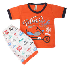Boys Half Sleeves Suits - Orange, Kids, Boys Sets And Suits, Chase Value, Chase Value