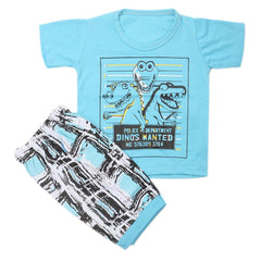 Boys Half Sleeves Suits  9106 - Blue, Kids, Boys Sets And Suits, Chase Value, Chase Value