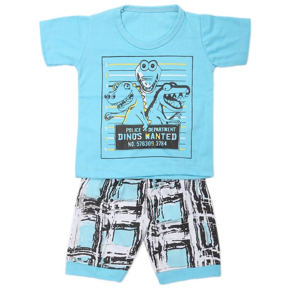 Boys Half Sleeves Suits  9106 - Blue, Kids, Boys Sets And Suits, Chase Value, Chase Value