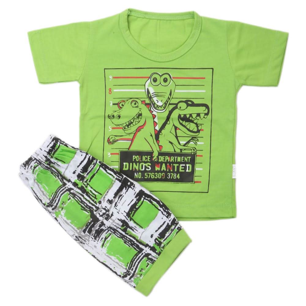 Boys Half Sleeves Suits  9106 - Green, Kids, Boys Sets And Suits, Chase Value, Chase Value
