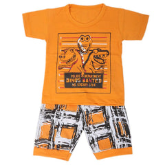 Boys Half Sleeves Suits  9106 - Orange, Kids, Boys Sets And Suits, Chase Value, Chase Value