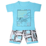 Boys Half Sleeves Suits  9107 - Blue, Kids, Boys Sets And Suits, Chase Value, Chase Value