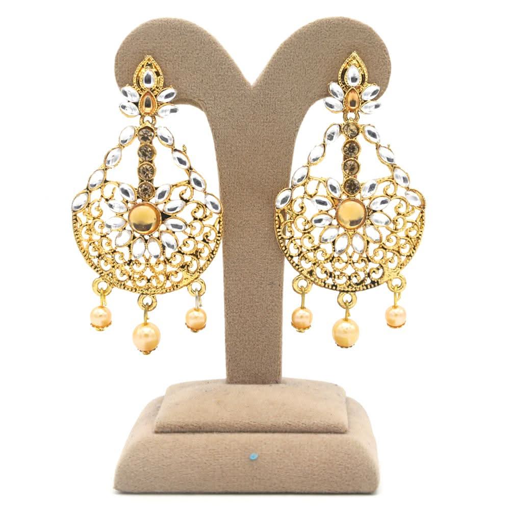 Women's Earring - Golden, Women, Earrings & Tops, Chase Value, Chase Value