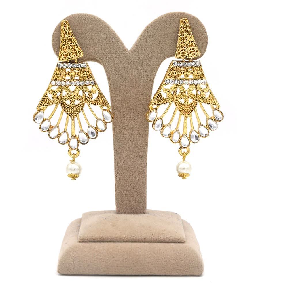 Women's Earring - Golden, Women, Earrings & Tops, Chase Value, Chase Value